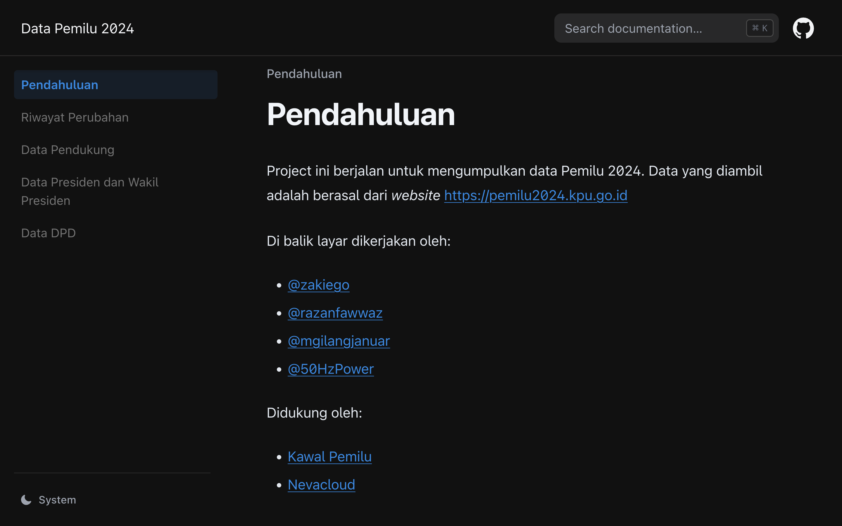 Data Pemilu 2024